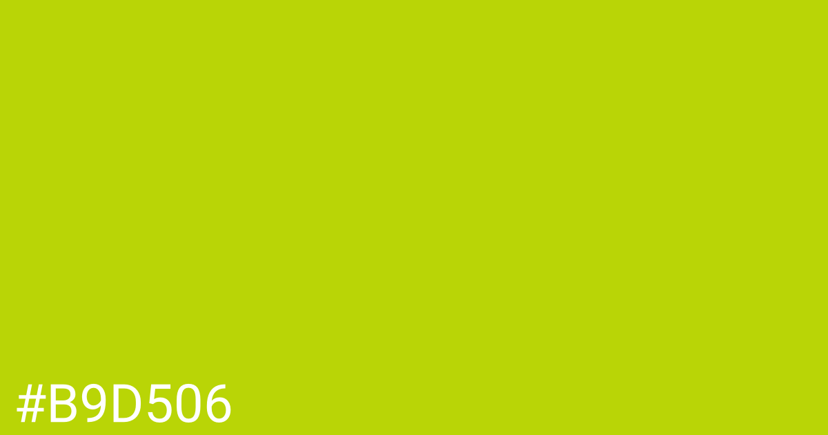 Hex color #b9d506 graphic
