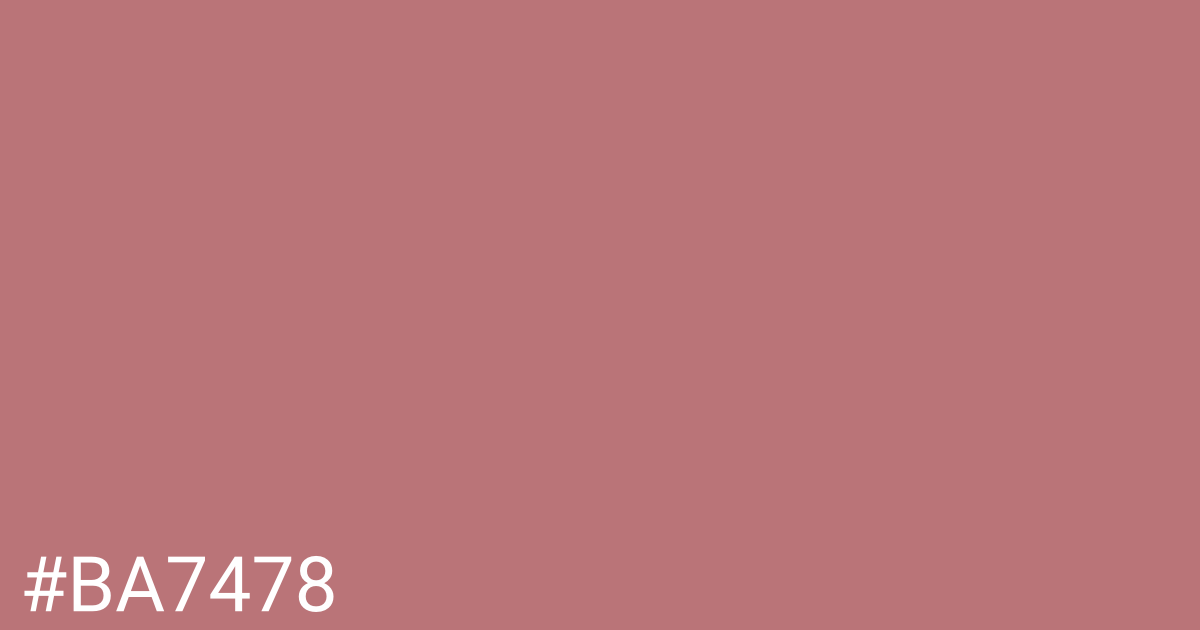 Hex color #ba7478 graphic