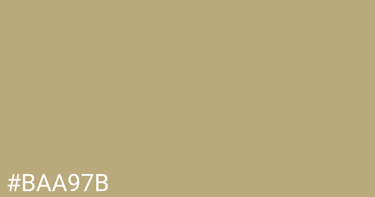 Hex color #baa97b graphic