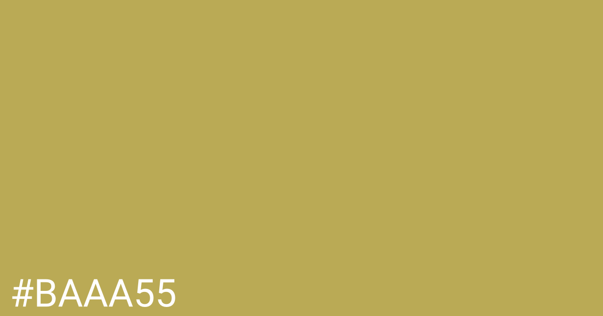 Hex color #baaa55 graphic