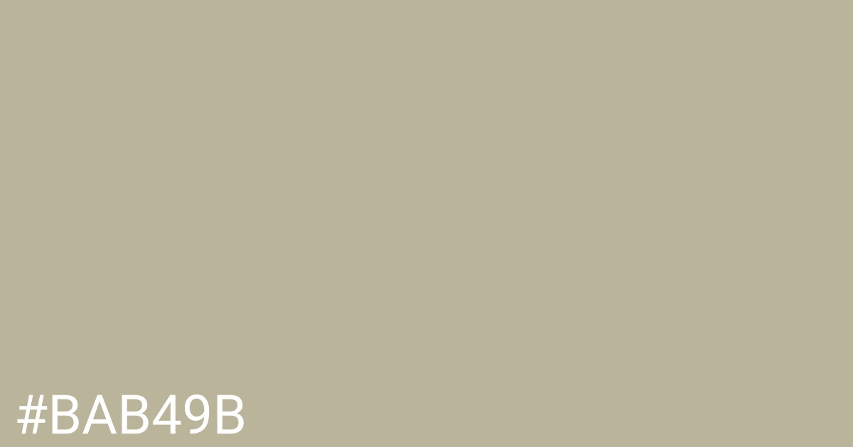 Hex color #bab49b graphic