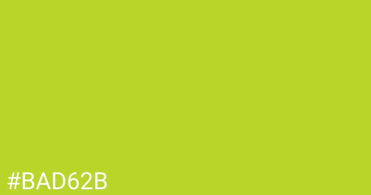 Hex color #bad62b graphic
