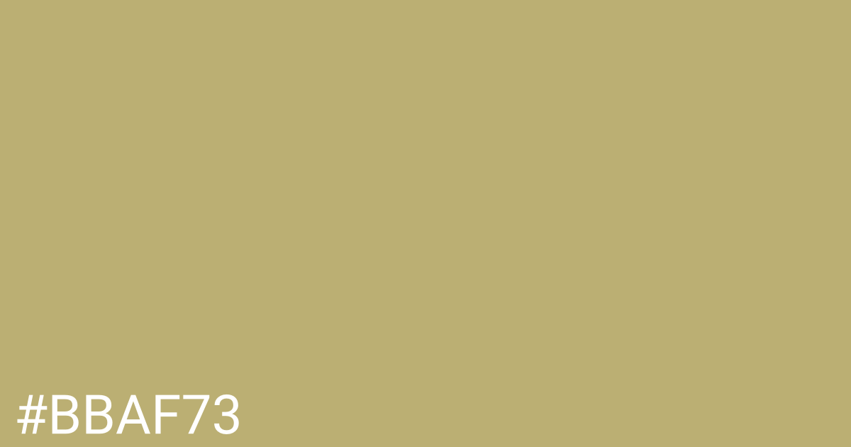 Hex color #bbaf73 graphic