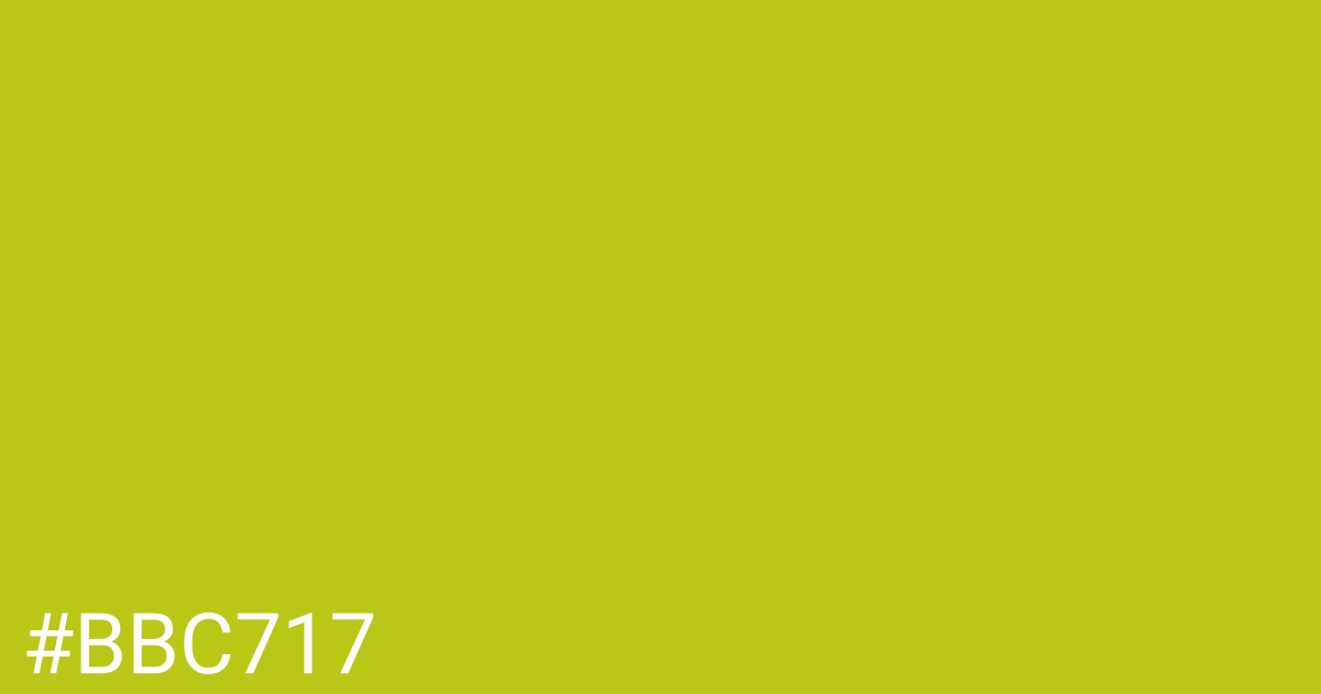 Hex color #bbc717 graphic