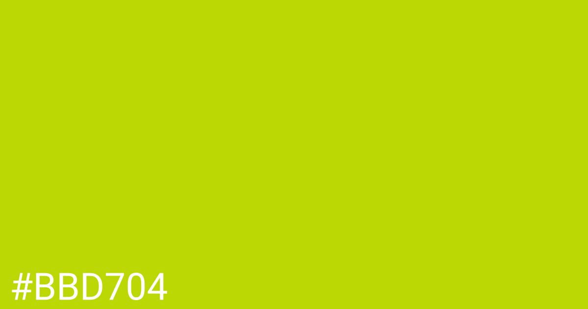 Hex color #bbd704 graphic