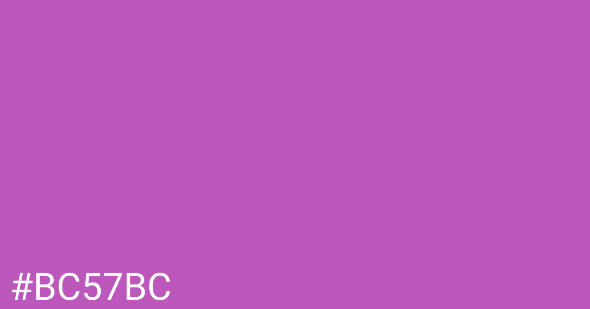 Hex color #bc57bc graphic