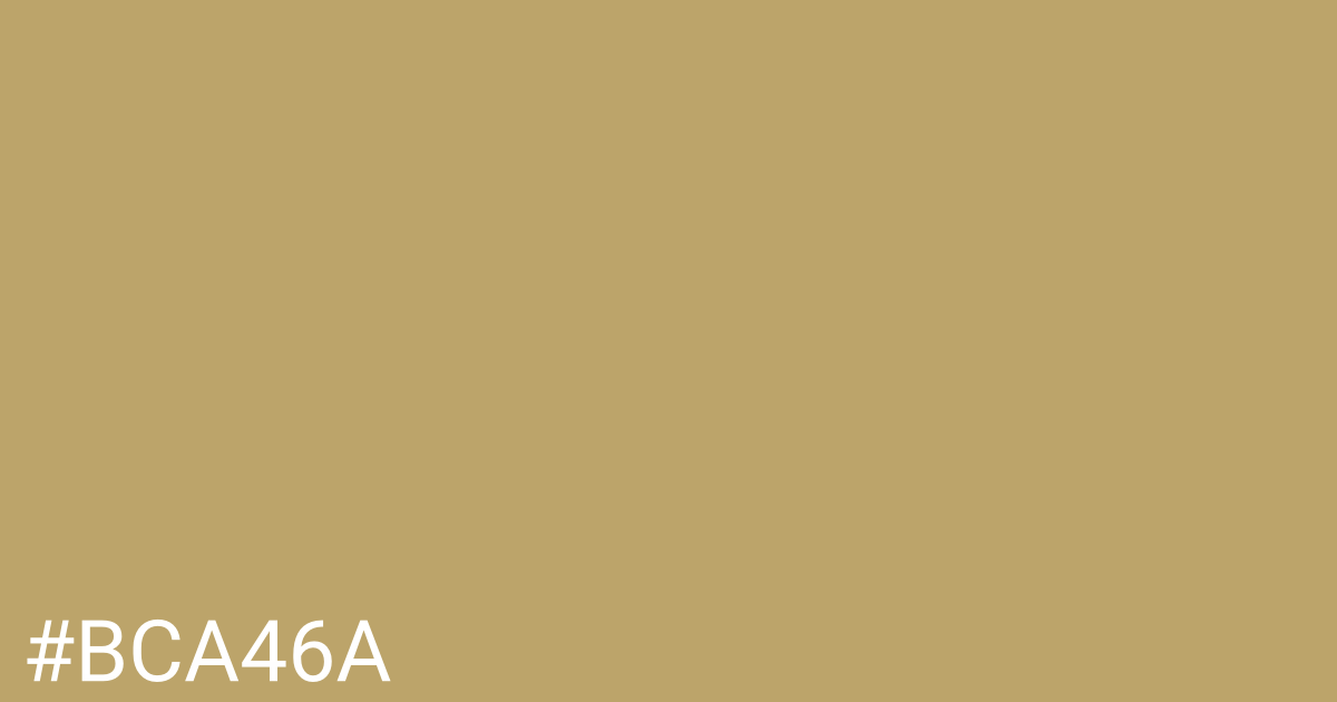 Hex color #bca46a graphic