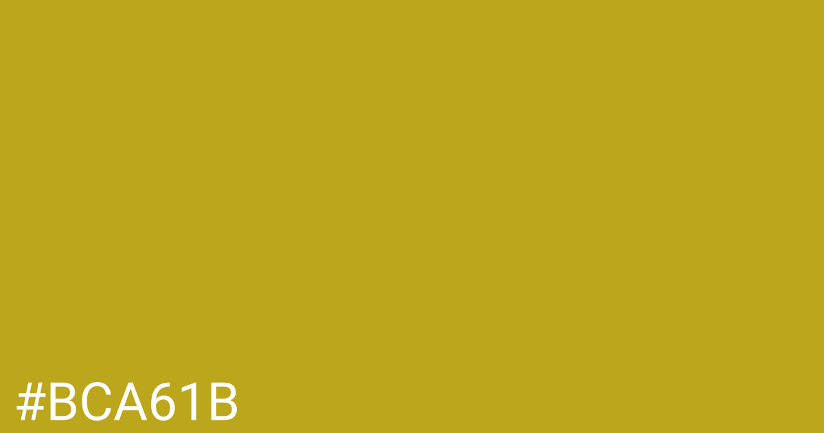 Hex color #bca61b graphic