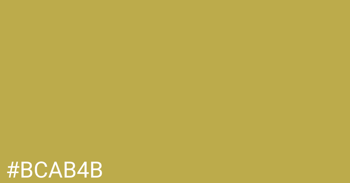 Hex color #bcab4b graphic