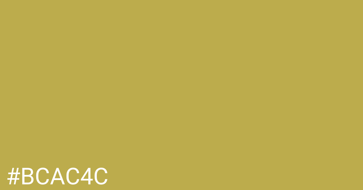 Hex color #bcac4c graphic