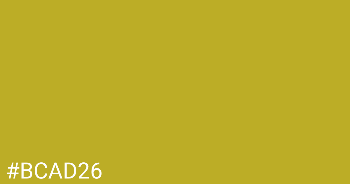 Hex color #bcad26 graphic