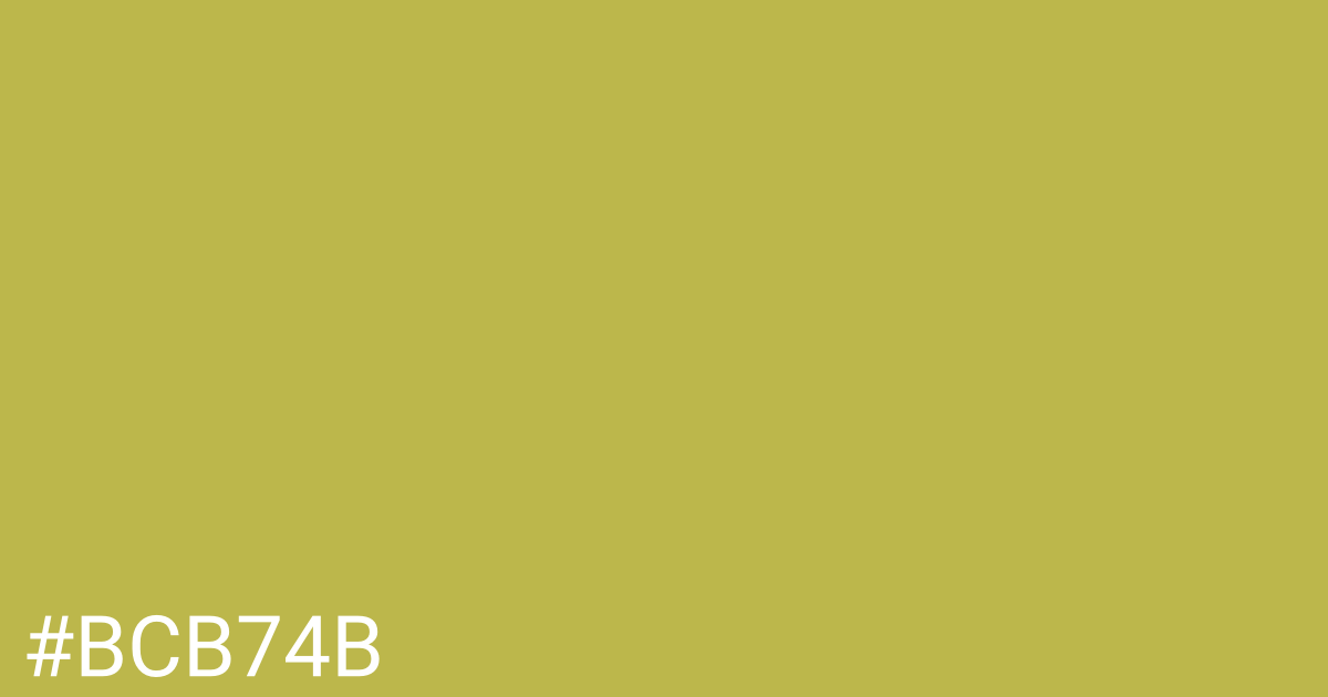 Hex color #bcb74b graphic