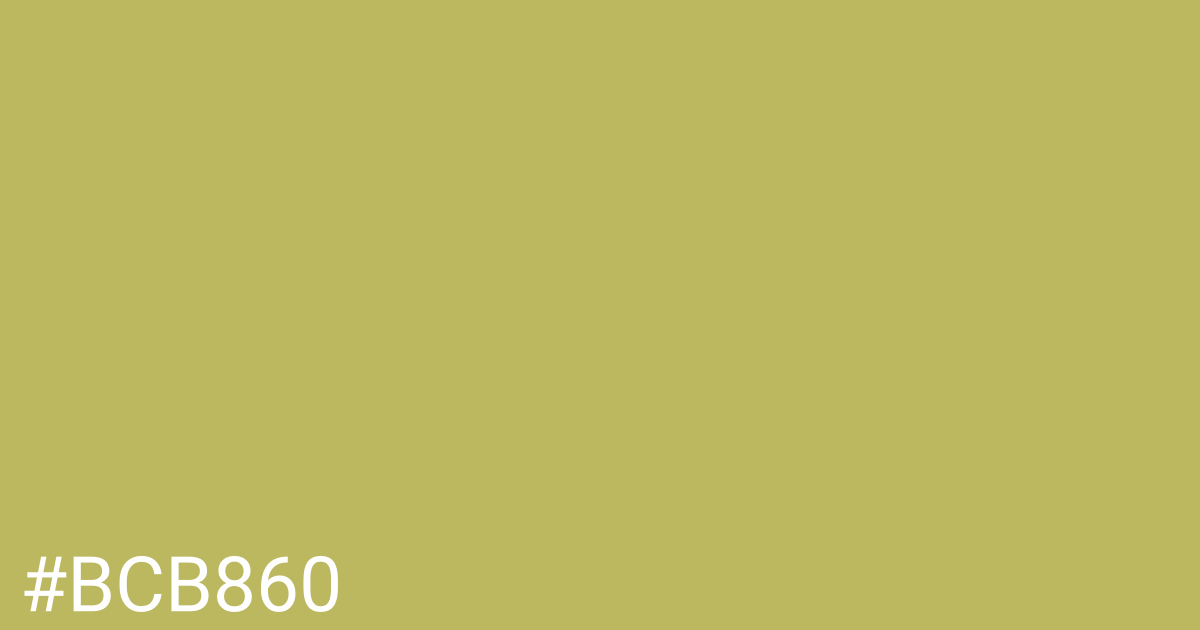 Hex color #bcb860 graphic