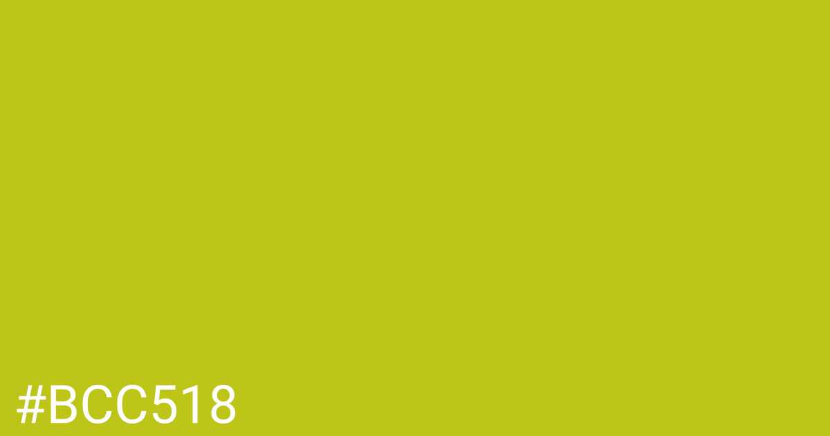 Hex color #bcc518 graphic