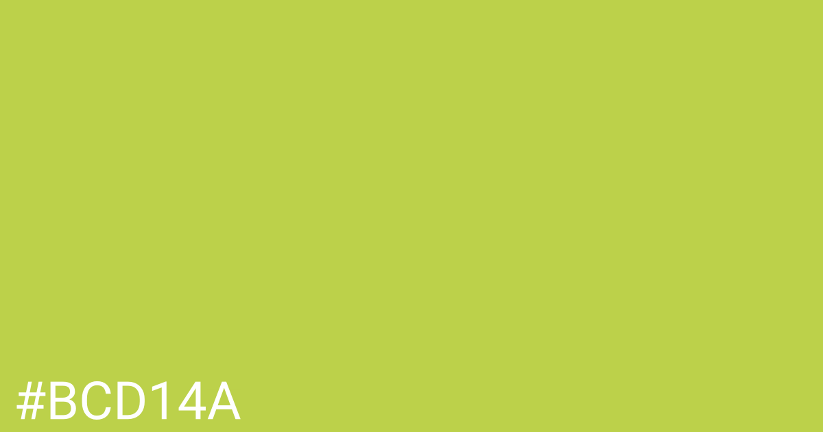 Hex color #bcd14a graphic