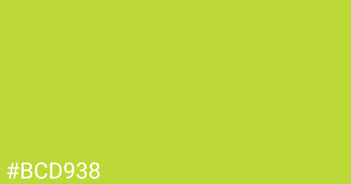 Hex color #bcd938 graphic