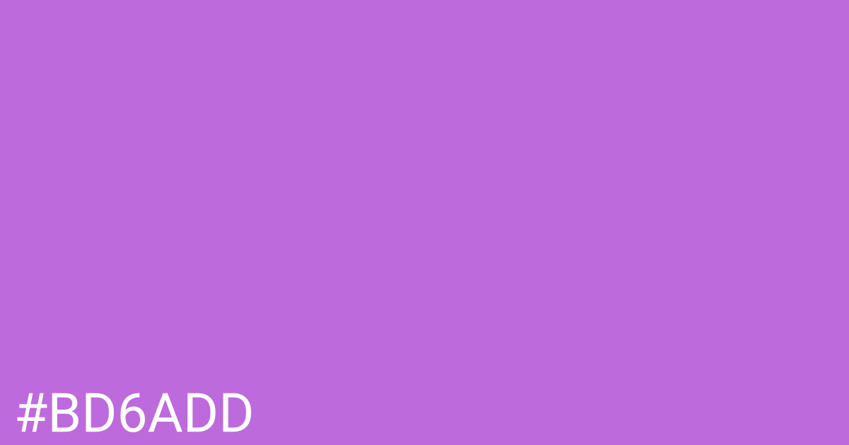 Hex color #bd6add graphic