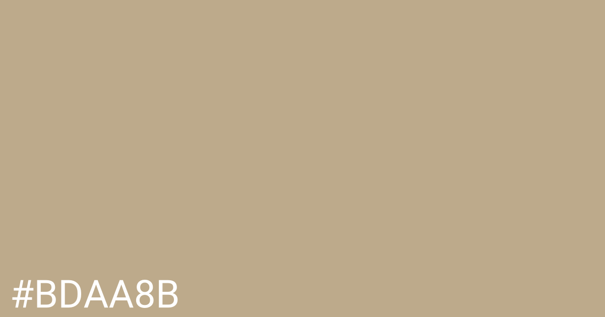 Hex color #bdaa8b graphic