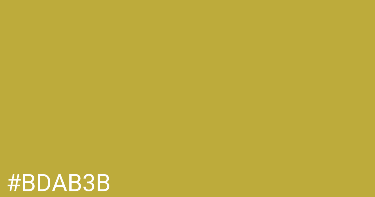 Hex color #bdab3b graphic