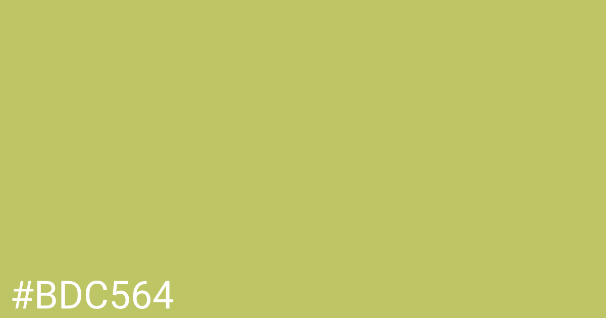 Hex color #bdc564 graphic