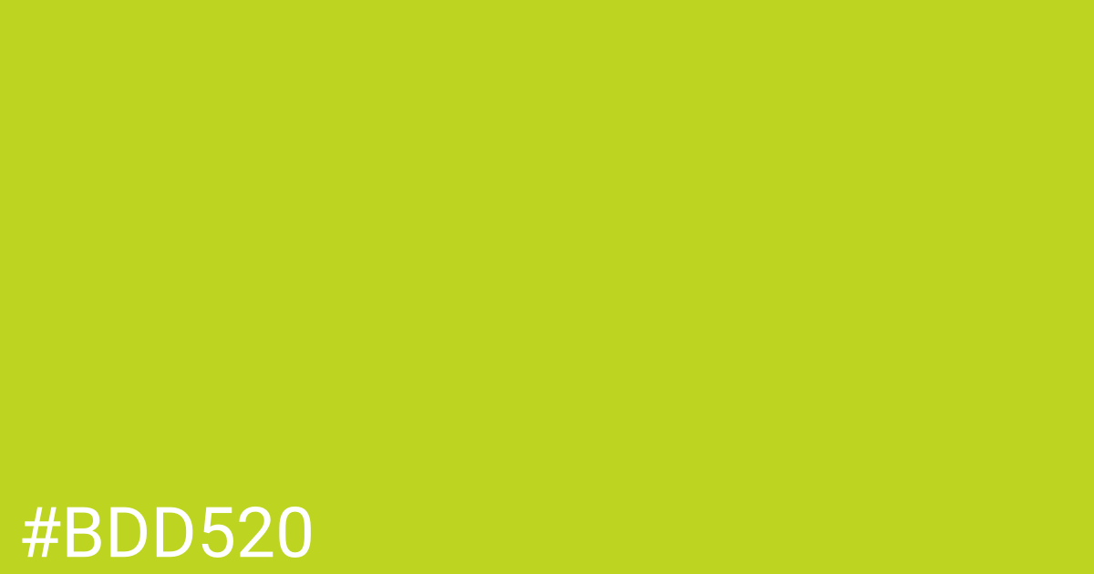 Hex color #bdd520 graphic