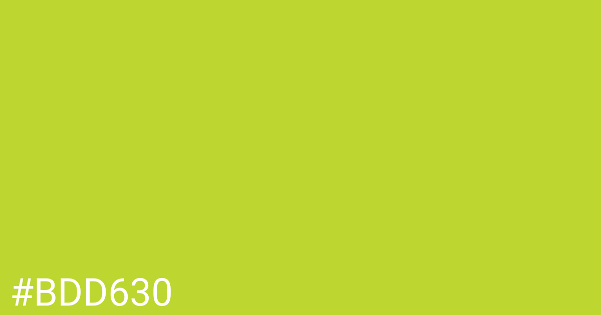 Hex color #bdd630 graphic