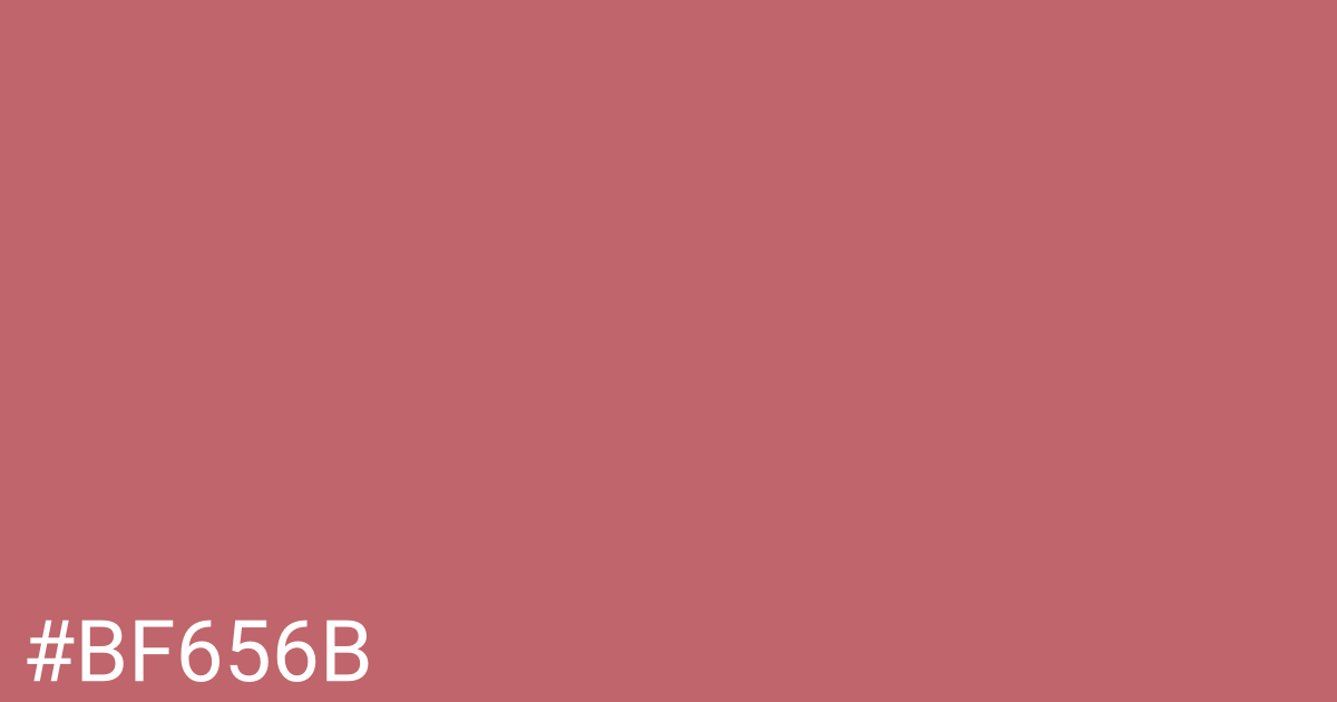 Hex color #bf656b graphic