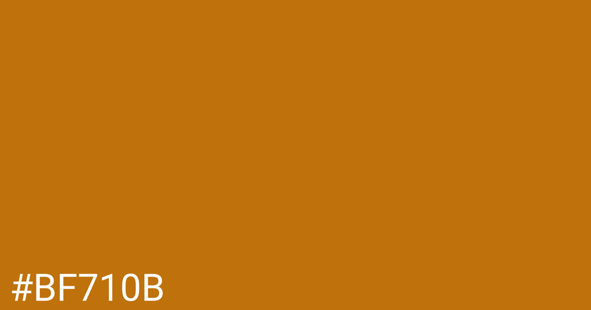 Hex color #bf710b graphic