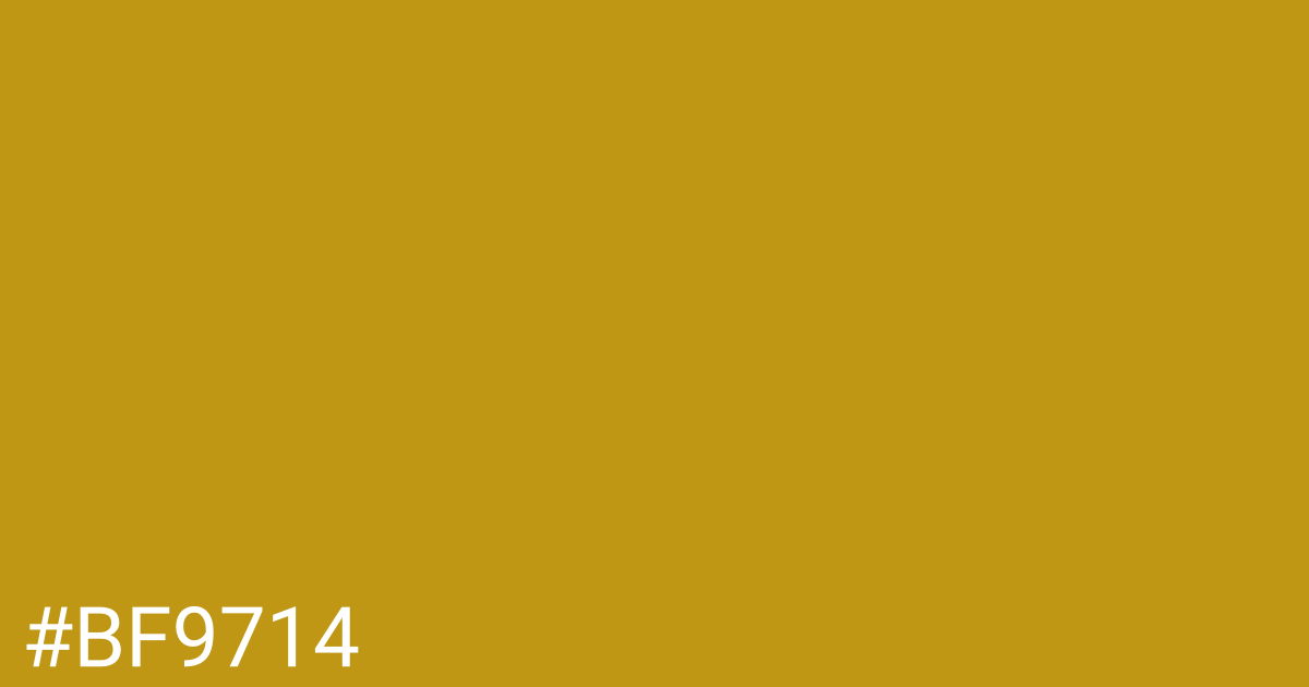 Hex color #bf9714 graphic