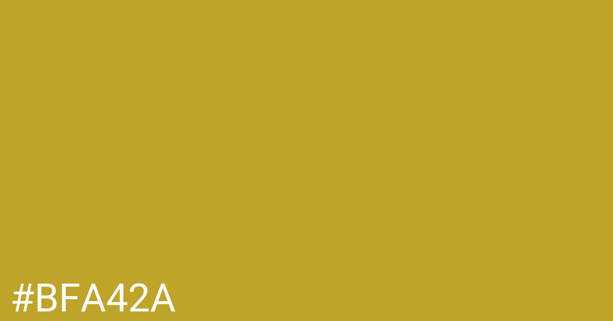 Hex color #bfa42a graphic