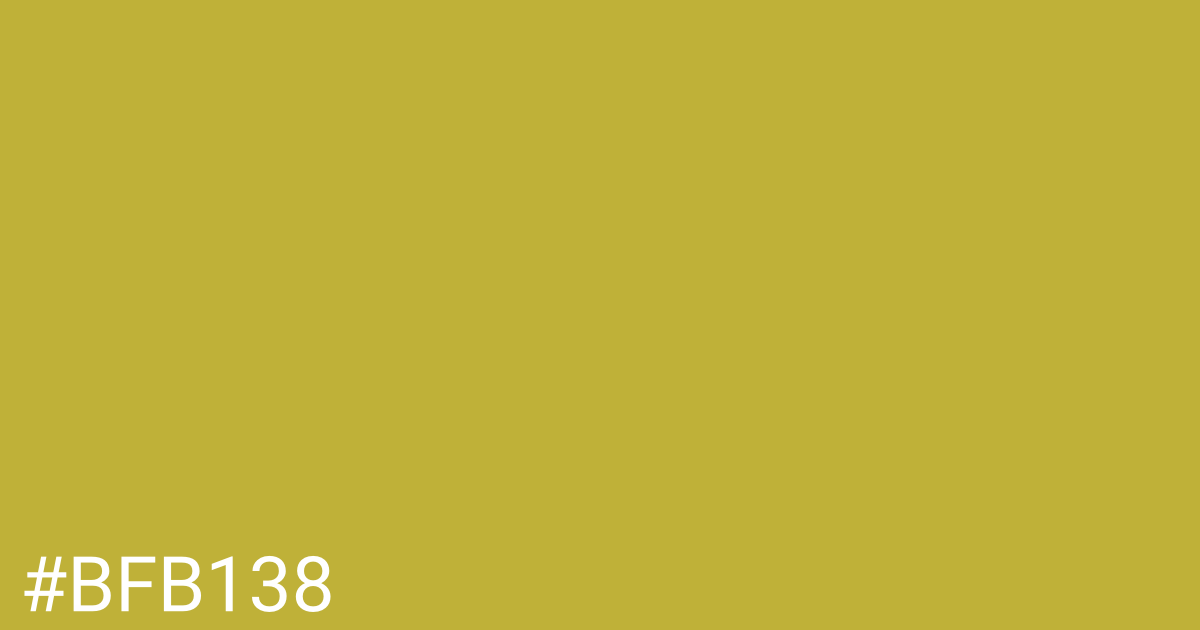 Hex color #bfb138 graphic