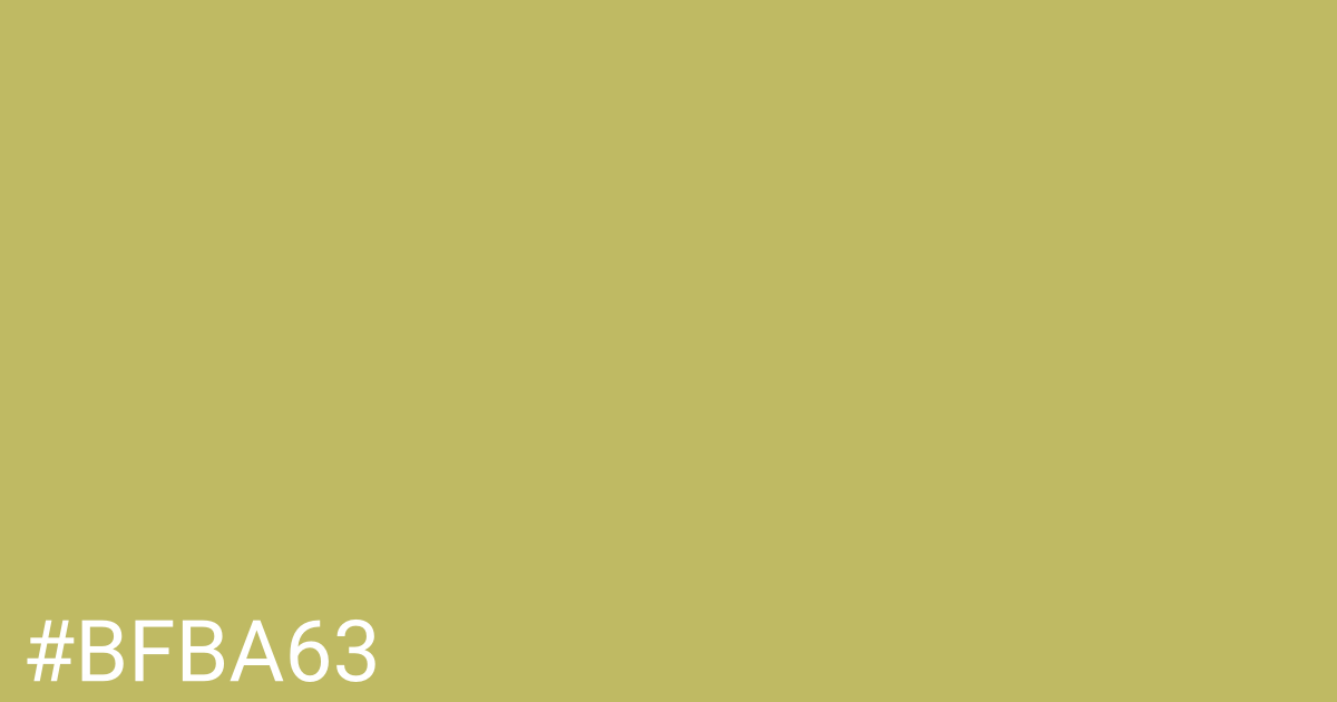 Hex color #bfba63 graphic