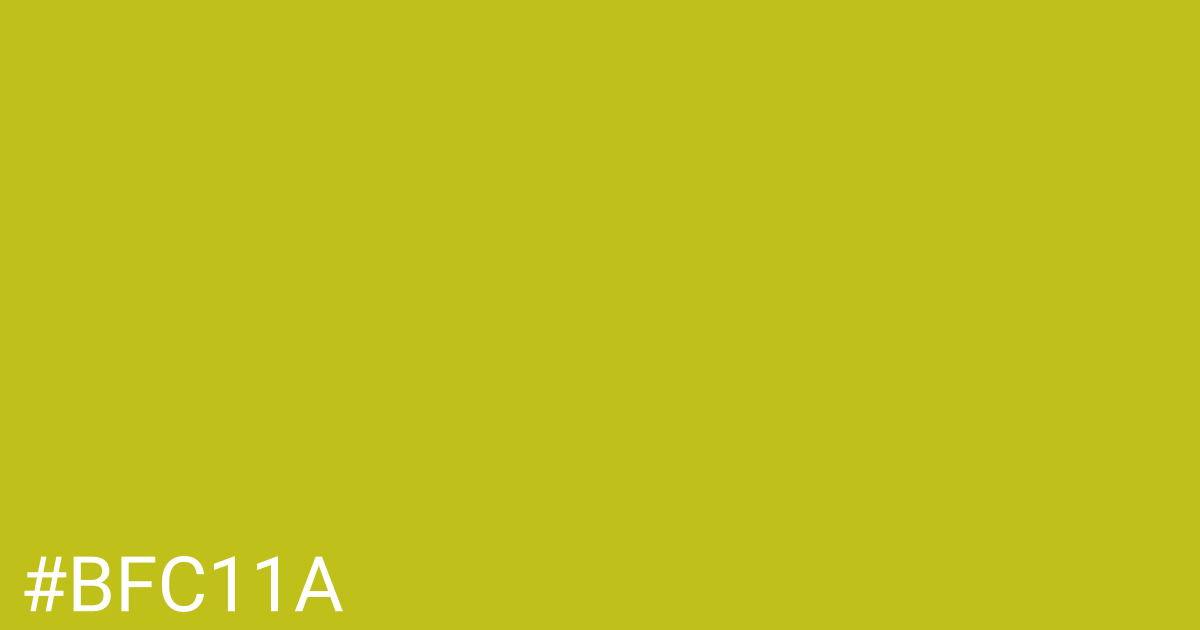 Hex color #bfc11a graphic