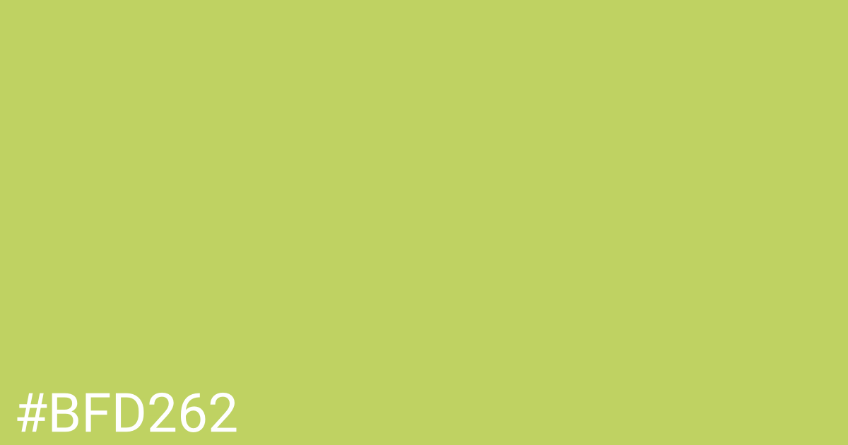 Hex color #bfd262 graphic