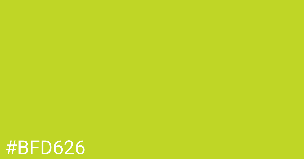 Hex color #bfd626 graphic