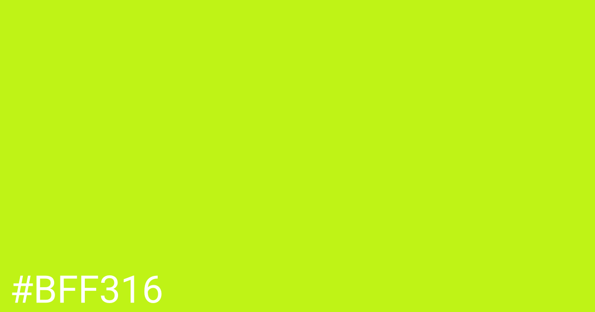 Hex color #bff316 graphic