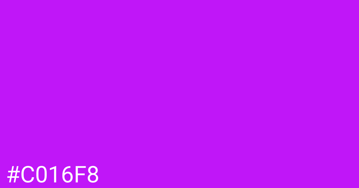 Hex color #c016f8 graphic