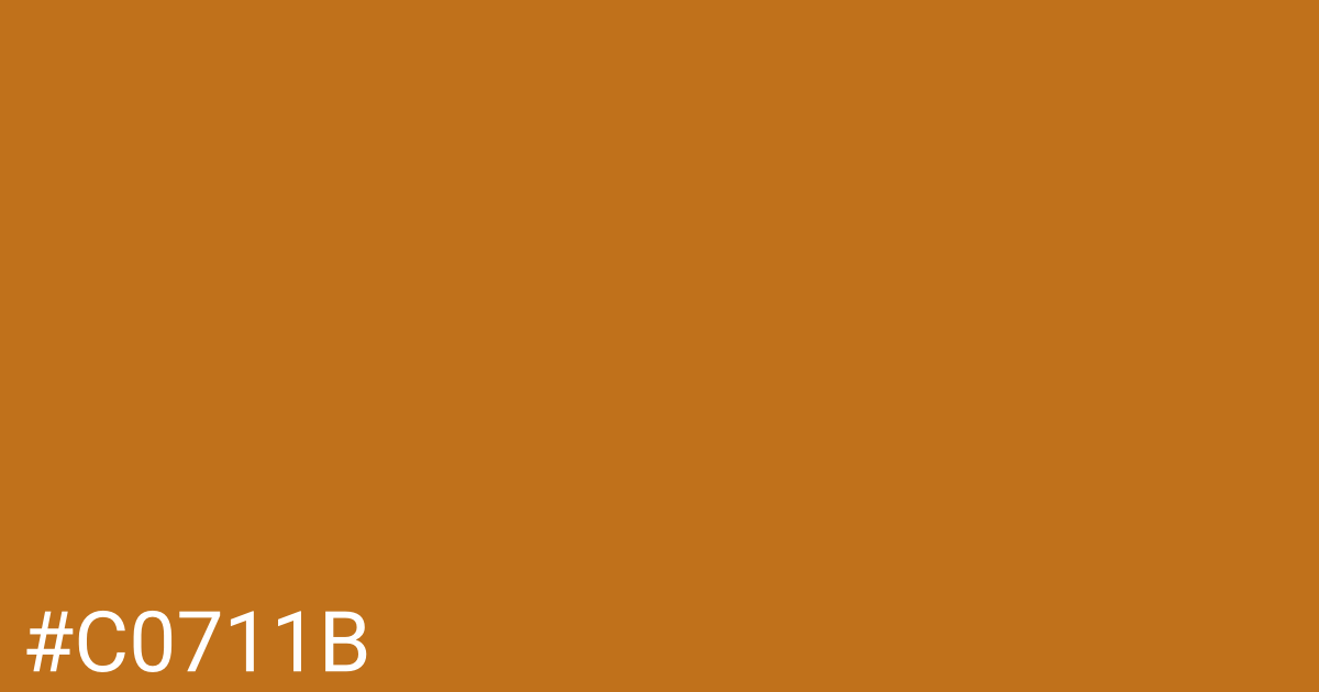 Hex color #c0711b graphic