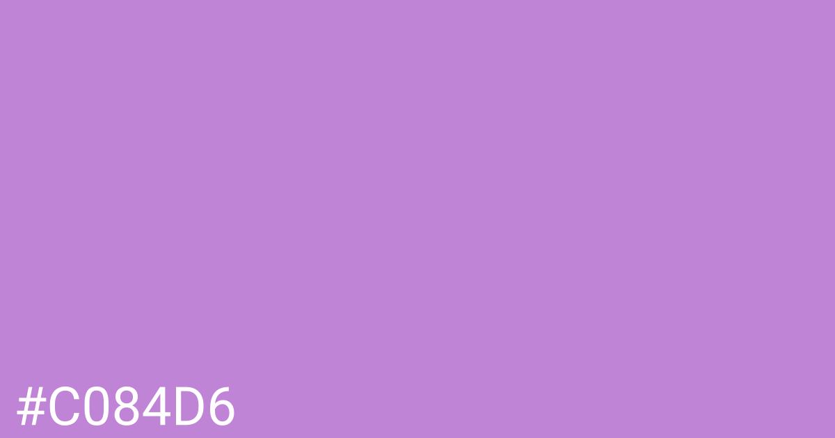 Hex color #c084d6 graphic