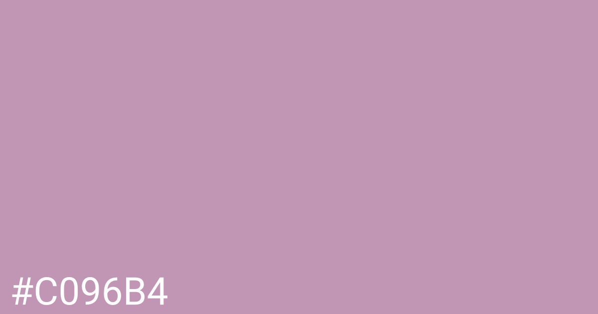 Hex color #c096b4 graphic