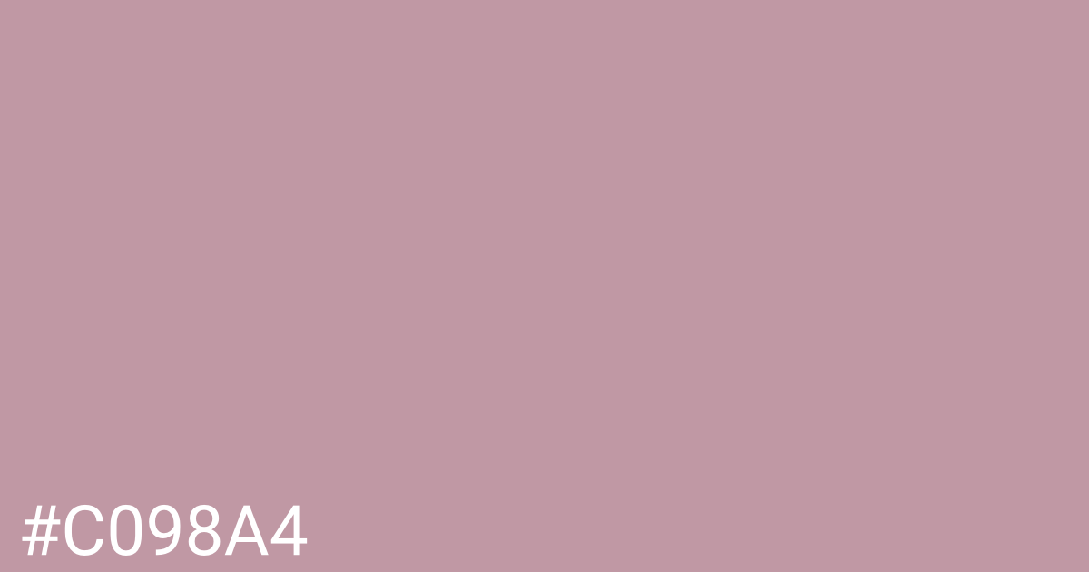 Hex color #c098a4 graphic