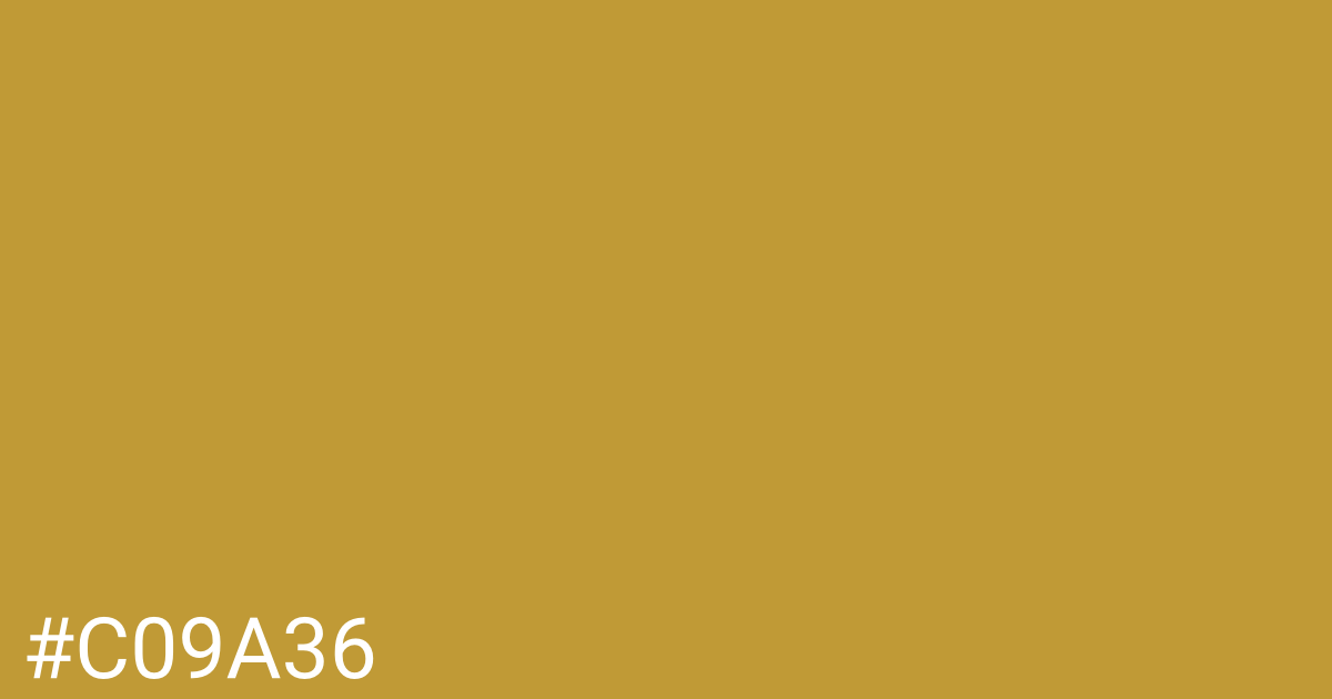 Hex color #c09a36 graphic