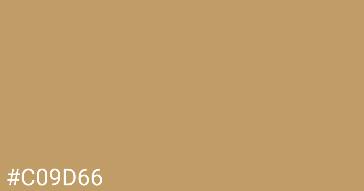 Hex color #c09d66 graphic