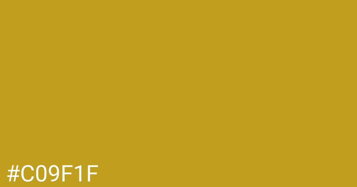 Hex color #c09f1f graphic