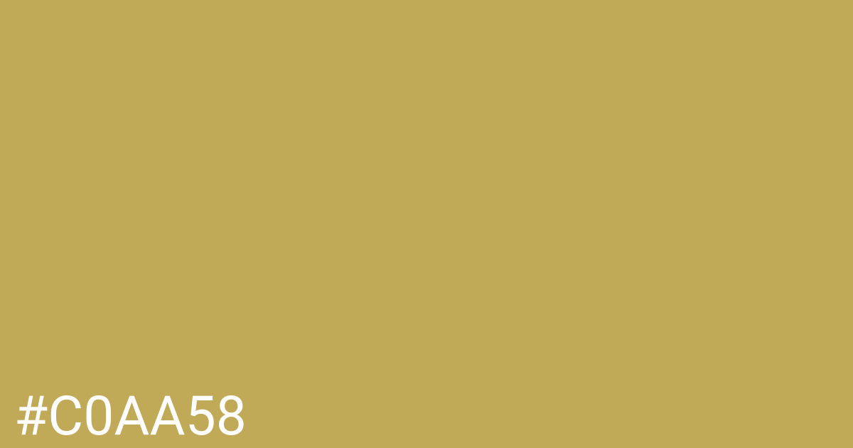 Hex color #c0aa58 graphic