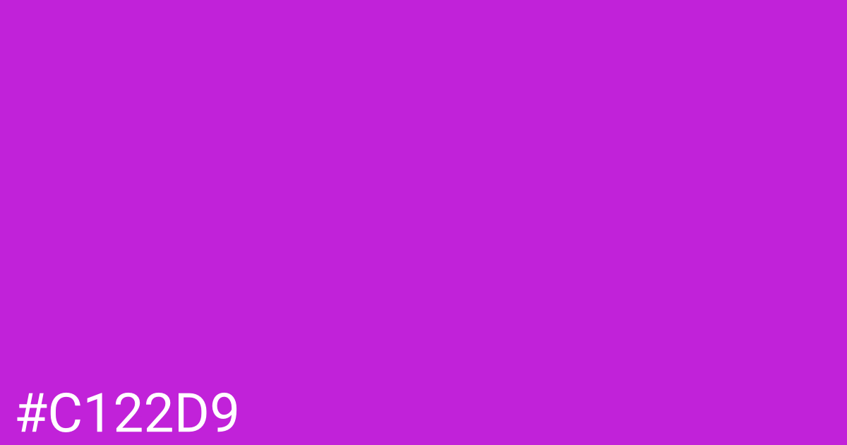 Hex color #c122d9 graphic