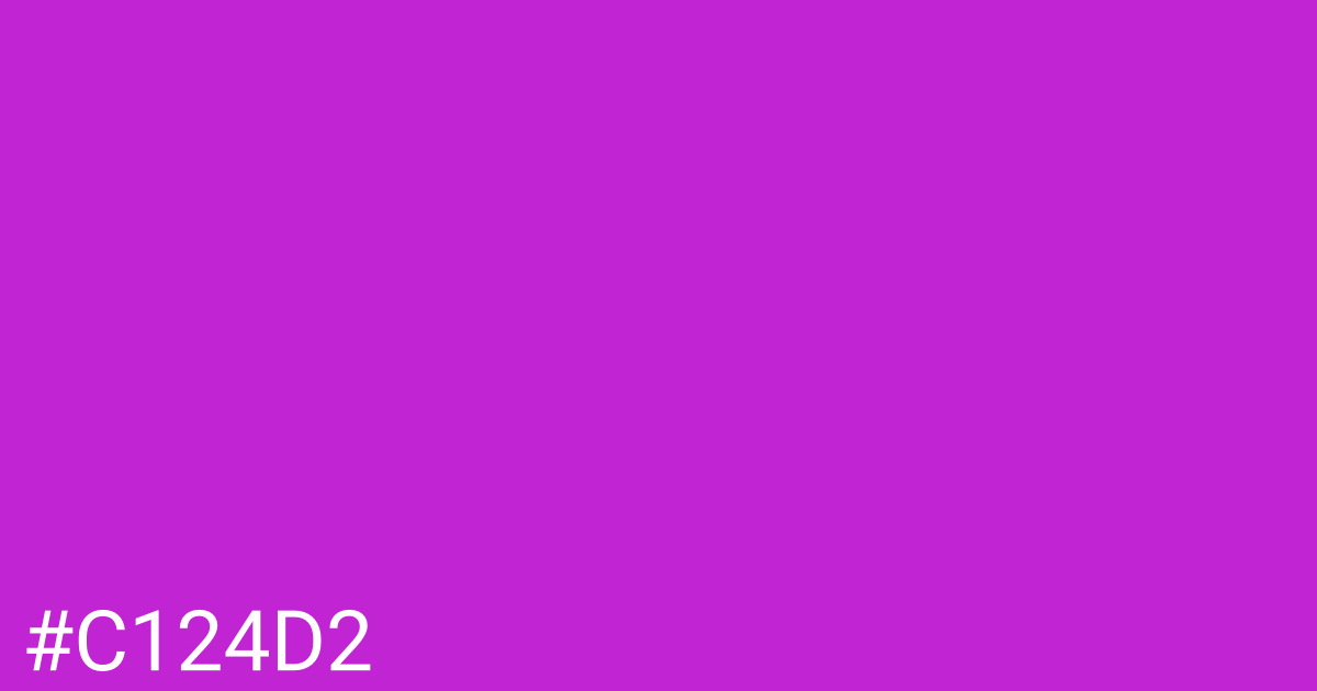 Hex color #c124d2 graphic