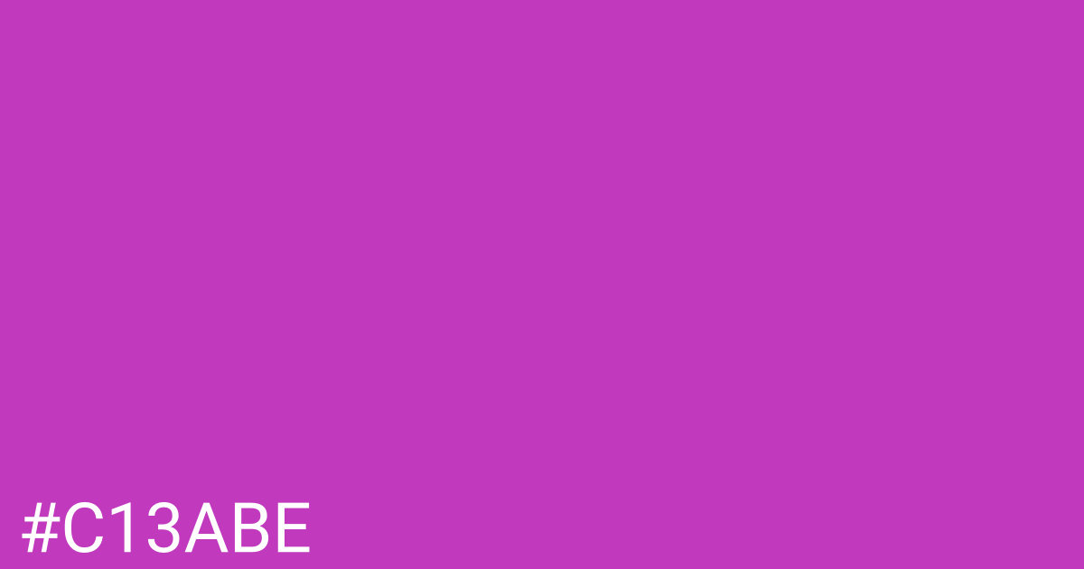 Hex color #c13abe graphic