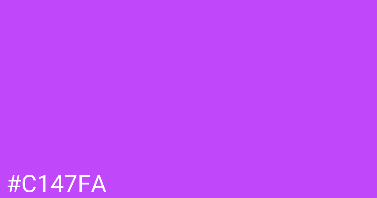 Hex color #c147fa graphic