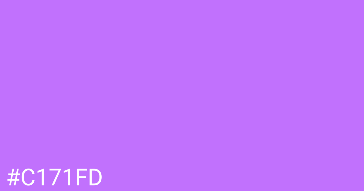 Hex color #c171fd graphic